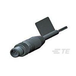 купить 1-2008997-4 TE Connectivity M12 Cable Assembly Single-Ended Male Straight / 2000 mm PVC Cable, 3 wire / Unshielded