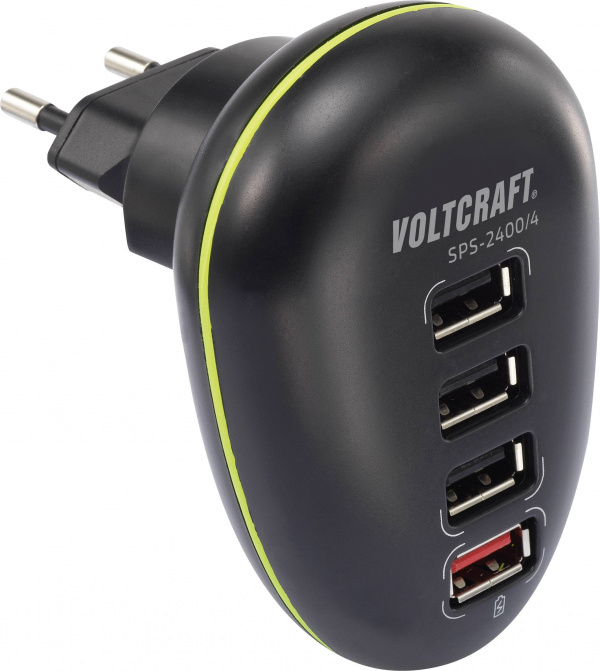 купить VOLTCRAFT SPS-2400/4 SPS-2400/4 USB-Ladegeraet Stec