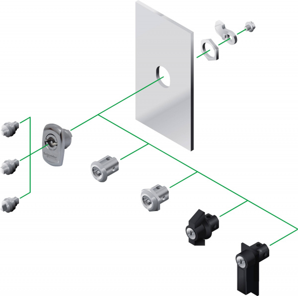 купить Schneider Electric NSYTT8CSX Verriegelung  Edelsta