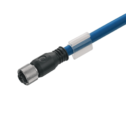 купить 1785140100 Weidmueller Copper data cable (Assembled) / Copper data cable (Assembled), One end without connector, No. of poles: 2, Cable length: 1 m, Female socket, straight