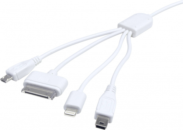 купить Eufab USB Ladekabel mit 4 Anschluessen Belastbarkei