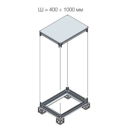 купить Рама шкафа верхняя/нижняя 600х400мм ABB EK6040KN