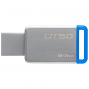 купить Флеш-память Kingston DataTraveler 50, 64Gb, USB 3.1, серебристый,DT50/64GB