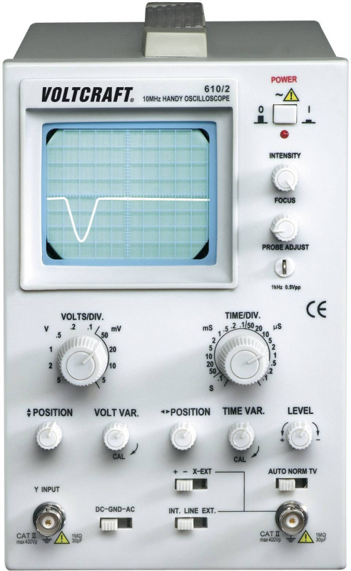 купить Analog-Oszilloskop VOLTCRAFT AO-610-2 10 MHz 1-Kan