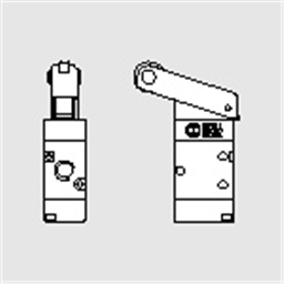 купить 7001000500 Metal Work 70 series valve mechanical couplings 1/8" 3/2 bi-directional roller with spring mechanical normally closed