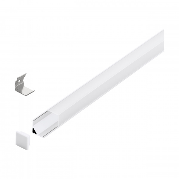 купить LI63363 Schrack Technik LED-Stripe Eckprofil mit halbtransparenter Abdeckung weiss