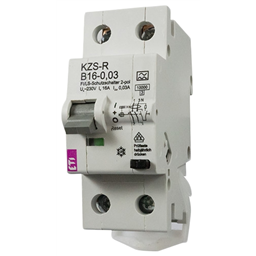 купить 741011101 ETI Остаточная и токовая защита, KZS-R 1p+N A C10/0.01 / ASTI Автоматические выключатели и дифференциальные реле / Дифференциальные автоматические выключатели KZS-R