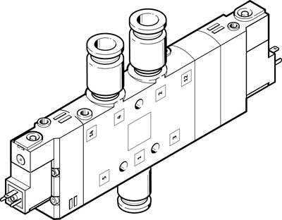 купить FESTO Magnetventil 170275 CPE24-M1H-5/3B-QS-10  QS