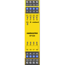 купить R1.190.0050.0 Wieland modular safety control samosPRO / input module, 8 safety inputs / screw terminal blocks pluggable