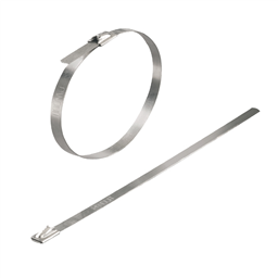 купить 1699810000 Weidmueller Cable tie / Cable tie, 4.6 mm, Stainless steel 1.4301, 445 N, Silver