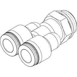 купить QSY-G1/8-6 Festo Y-образное соединение с цанговым зажимом и резьбой