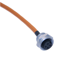 купить FFIN-4FR-0.3M-SS Mencom PVC Cable - 18 AWG - 300 V - 8A / 4 Poles Female Straight Front Mount Receptacle 0.3 m
