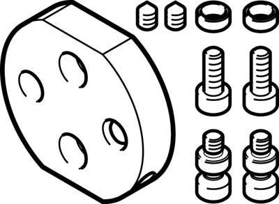 купить FESTO Adapter 1979085 DHAA-G-Q11-16-B2/B3-16    1