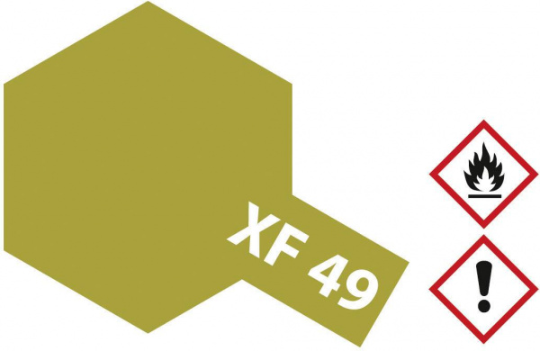 купить Tamiya Acrylfarbe Khaki (matt) XF-49 Glasbehaelter