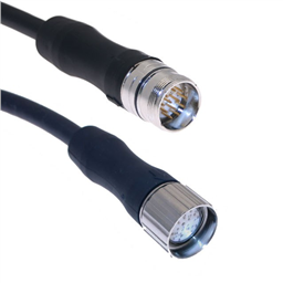 купить MCVP-19MMFP-5M Mencom PUR Cable - 18/22 AWG - 150 V - 1/10A / 19 Poles Male Straight with Male Thread to Female Straight Plug 6 m