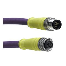купить 1200668378 Molex M12 Double-Ended Cordset, Female - Male / Micro-Change (M12) Double-Ended Cordset, 4 Poles, Female (Straight) to Male (Straight), 0.34mm3 PUR Ls0H Cable, 0.60m (1.97') Length