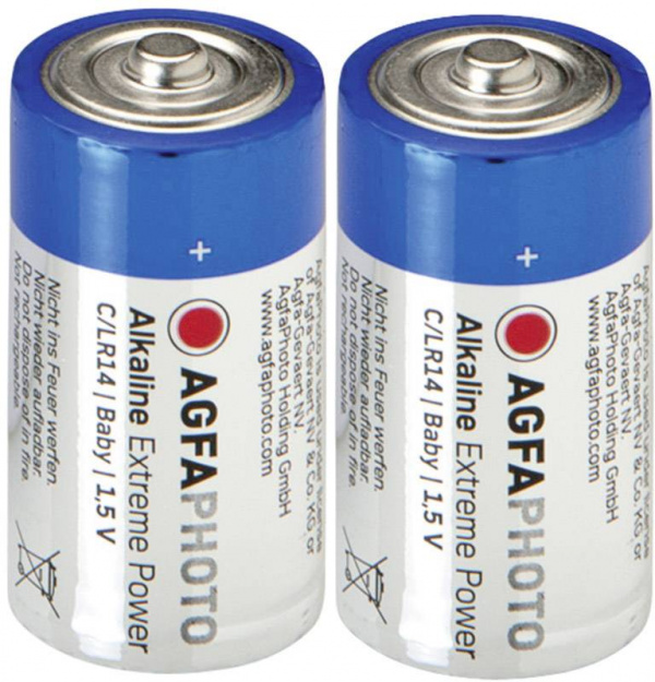 купить AgfaPhoto LR14 Baby (C)-Batterie Alkali-Mangan  1.