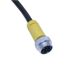 купить MINP-14MP-2M Mencom PUR Cable - 22 AWG - 300 V - 1/6A / 14 Poles Male Straight Plug 6.6 ft