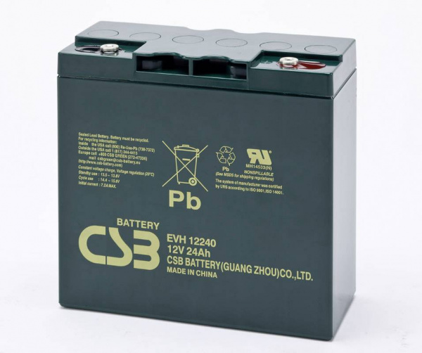 купить CSB Battery EVH 12240 EVH12240 Bleiakku 12 V 24 Ah