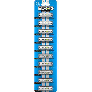 купить Элемент питания алкалиновый LR6-10BL strip (блист.10шт) Трофи C0034054