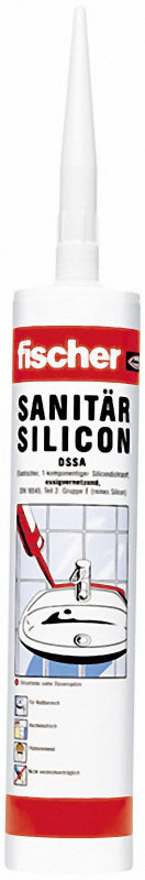 купить Fischer DSSA Sanitaer-Silikon Farbe Grau 053102 310