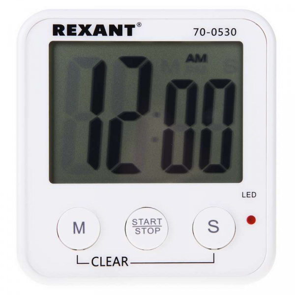 купить Часы цифровые с таймером обратного отсчета Rexant RX -100 а 70-0530