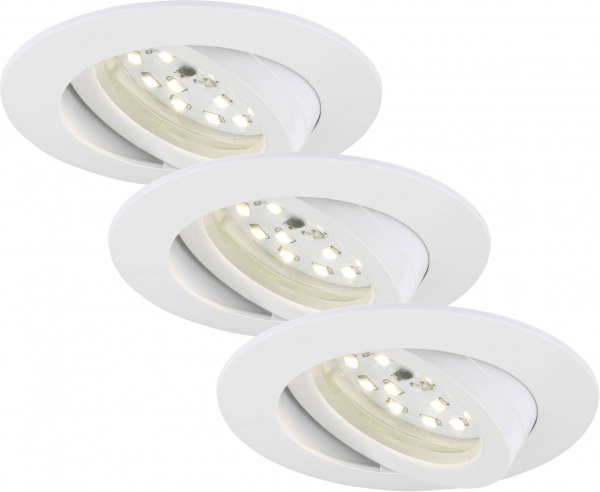 купить Briloner  7232-036 LED-Einbauleuchte 3er Set EEK: