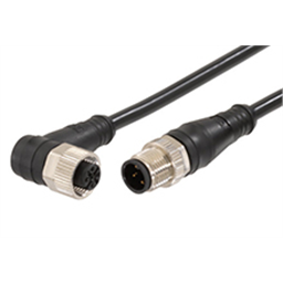 купить 1200668215 Molex M12 Double-Ended Cordset, Female - Male / Micro-Change (M12) Double-Ended Cordset, 4 Poles, Female (90°) to Male (Straight), 0.34mm3 PUR Ls0H Cable,3.0m (9.84') Length
