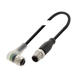 купить BCC0383 Balluff Connector cable 3x0,34mm?; 2m; M12x1 / M12x1