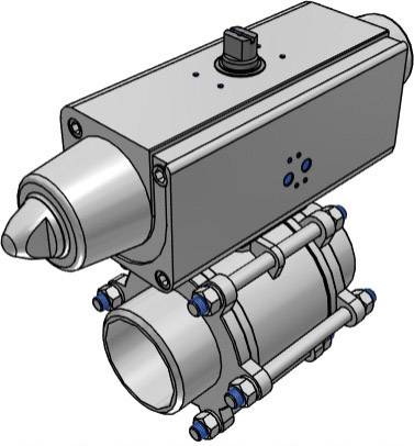 купить FESTO Kugelhahn-Antriebseinheit VZBA-2"-WW-63-T-22