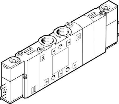 купить FESTO Magnetventil 196938 CPE14-M1BH-5/3GS-1/8  G