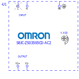 купить S8JC-ZS03505CD-AC2 Omron Power supplies, Single-phase, S8JC