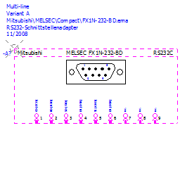 купить 130743 Mitsubishi RS232C Interface module