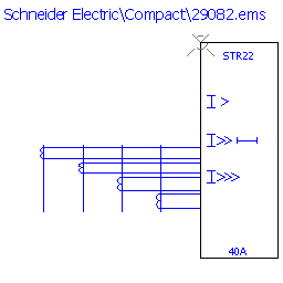 купить 29082 Schneider Electric trip unit - STR22SE 40 A 4 poles 4d / NS100