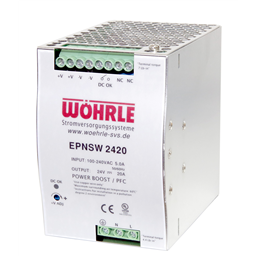 купить EPNSW 4810 Wohrle Single Phase Power Supply, Output 48VDC / 10A / Input 90-264VAC (extended range Input) / for DIN-Rail