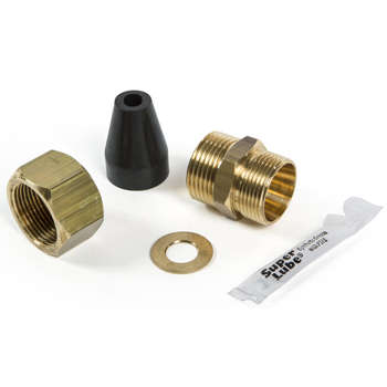 купить Ввод герметичный улучшенный в трубу с давлением внутри до 16бар с резьбой 1дюйм для кабелей R- ETL/Frostguard Raychem ETL-GLAND-01