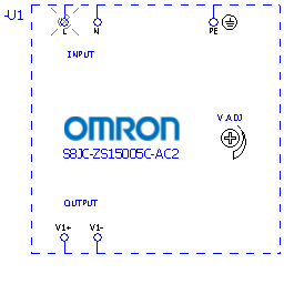 купить S8JC-ZS15005C-AC2 Omron Power supplies, Single-phase, S8JC