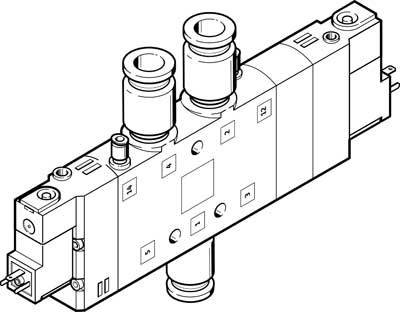 купить FESTO Magnetventil 170280 CPE24-M1H-5/3ES-QS-12  Q