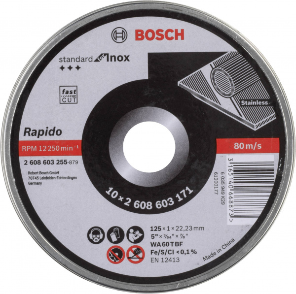 купить Bosch Accessories Rapido 2608603255 Trennscheibe g