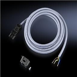 купить 4315150 Rittal SZ кабель подключения, для электропитания с разъемом и разгрузкой от натяжения, без штекера, L: 3000 мм, UL / SZ кабель подключения, для электропитания с разъемом и разгрузкой от натяжения, без штекера, L: 3000 мм, UL / SZ