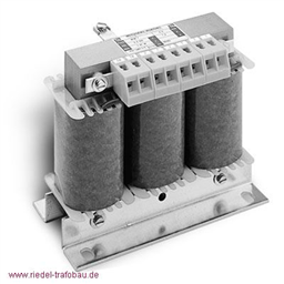 купить 0420-00000010 Riedel Transformatorenbau Three phase filter circuit chokes ; 10,0kVAr; 3,84mH; 185,0?F; 14,4A