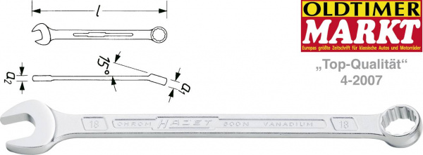 купить Ring-Maulschluessel  12 mm  Hazet  600N-12