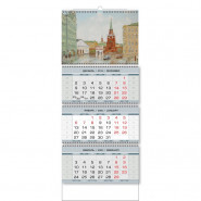 купить Календарь настен. квартал, 2020, Очарование Москвы,4 спир, с 4-мя постерами