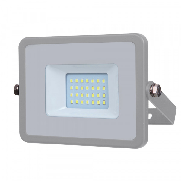 купить LIVTS446 Schrack Technik LED Fluter 20W 1600lm 4000K 220-240V IP65 100° grau