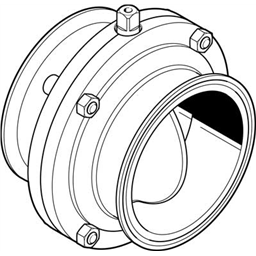 купить VZFB-A-4"-CC-V2V2V Festo Поворотный затвор пищевой / 00991458