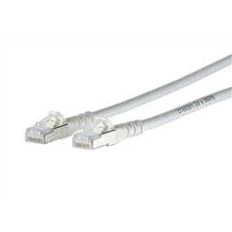 купить 130845A088-E Metz Patch cord copper (twisted pair) / Patchkabel RJ45 Cat.6A AWG26 S/FTP LSHF 10,0 m wei?