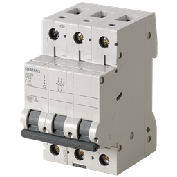 купить 5SL6313-7YA Siemens CIRCUIT BREAKER 6KA 3POL C13 / SENTRON Miniature circuit breaker / 5SL miniature circuit breakers