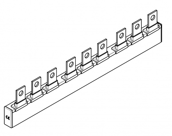 купить BS900313 Schrack Technik ARROW II 00-NH-Trenner-Verschienung 3-fach