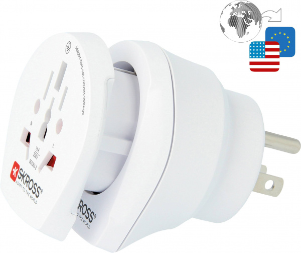 купить Skross 1.500204-E Reiseadapter  CO W to USA