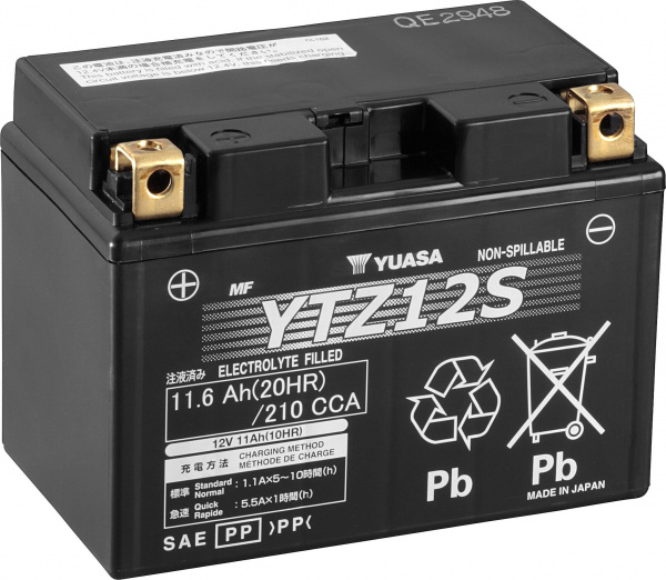 купить Yuasa YTZ12S Motorradbatterie 12 V 11 Ah  Passend